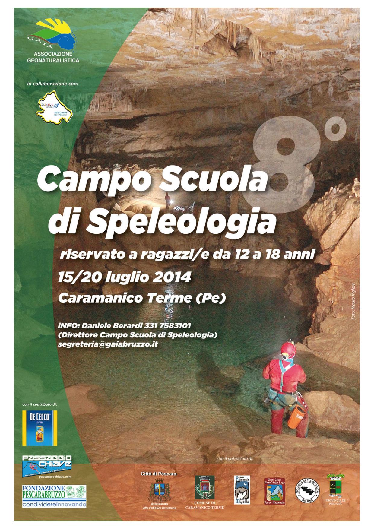 campo speleologia 2014